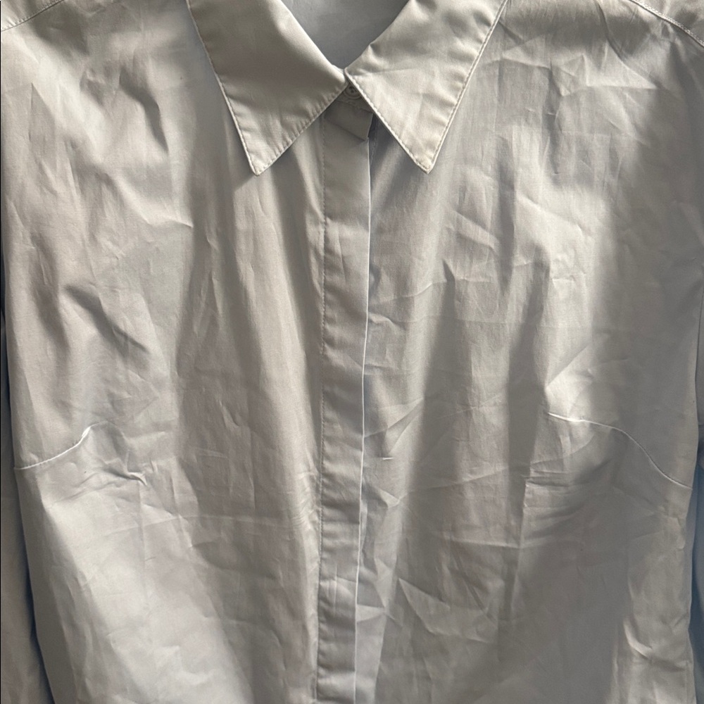 Kut from the Kloth Alara Fitted Cotton Shirt - Size M - Picture 7 of 10